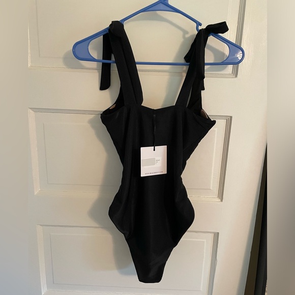 NWT Beach Riot Sydney One Piece Ribbed swim suit size small - Picture 4 of 4
